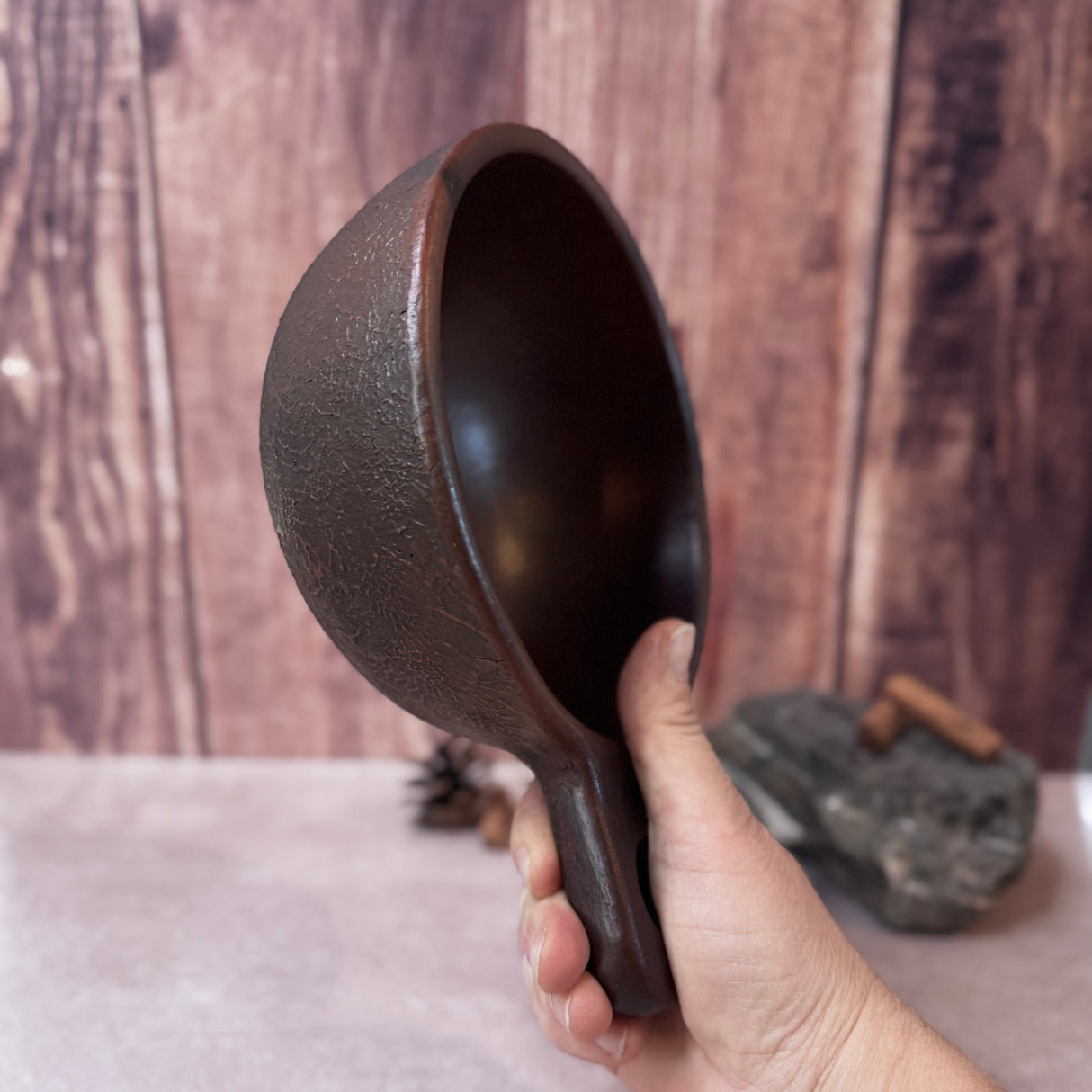 Casserole à Cacao en terre cuite