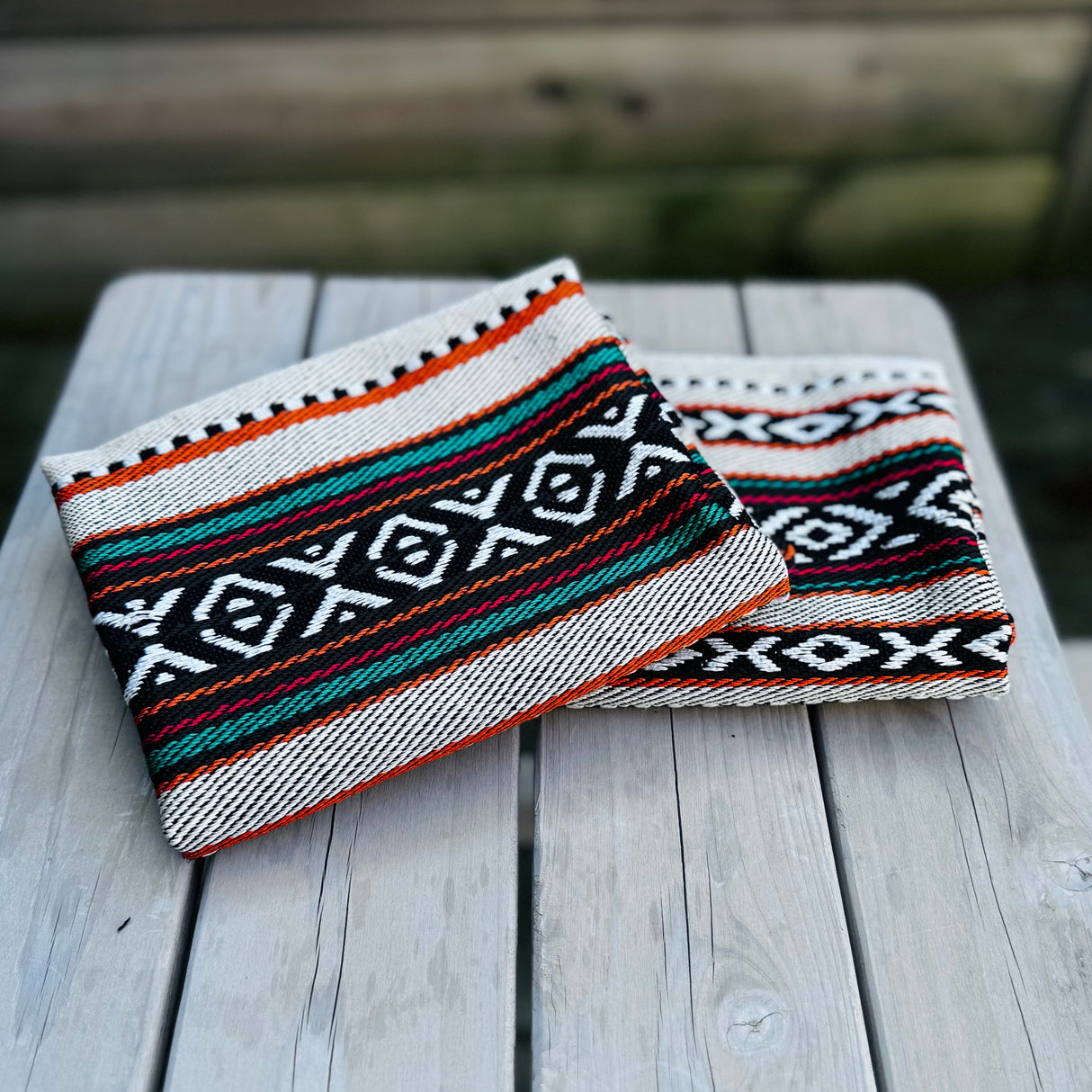 Tissus Sacré d’Autel • Mesa • Noir-Beige-Vert