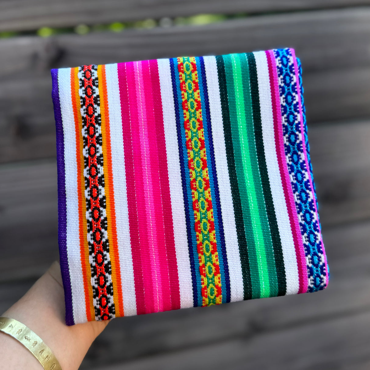 Tissus Sacré d’Autel • Mesa • Multicolore Rayé