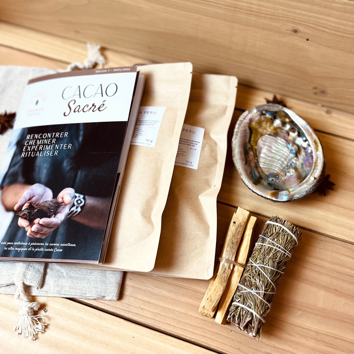 Coffret Noël ❄︎ Kit fumigation et Cacao Sacré
