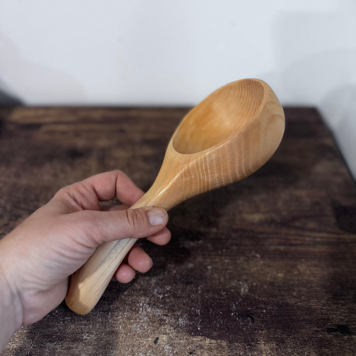 Louche de service - Bois naturel