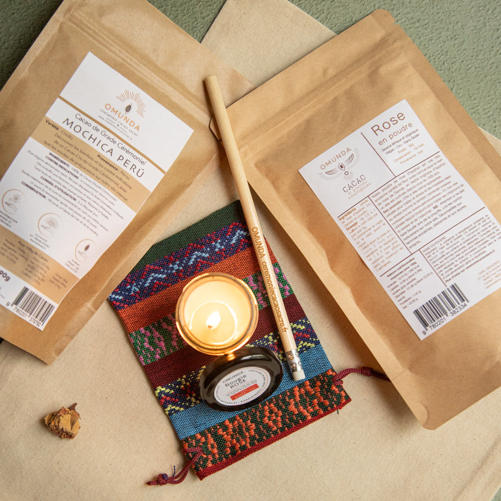 Coffret "Mon 1er rituel Cacao et Rose"