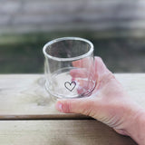 Tasse à Cacao 🤍 en verre double paroi