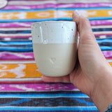 Tasse à Cacao 🤍 en grès fond terre