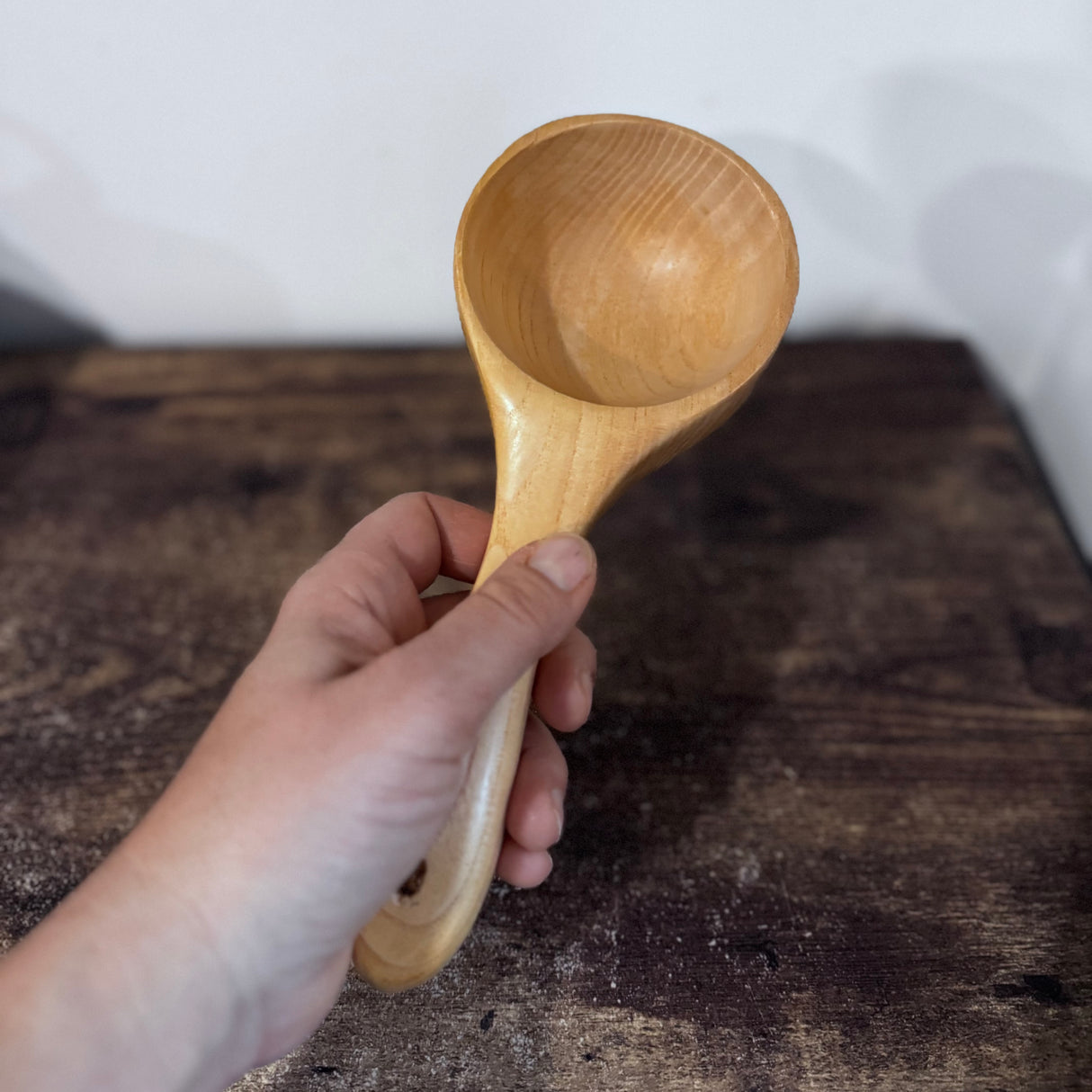 Louche de service - Bois naturel
