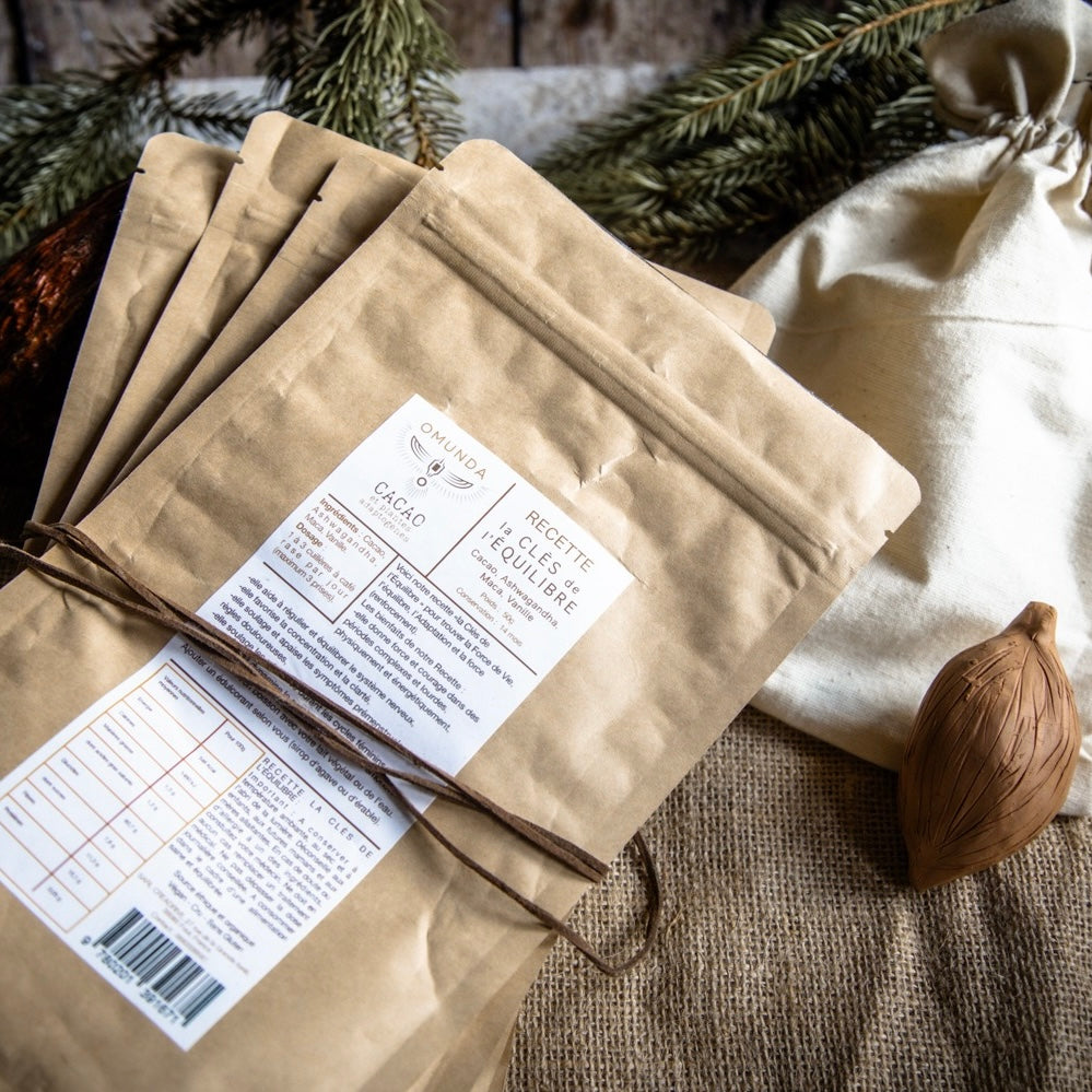 Coffret 4 Recettes 🤍 Cacao et Adaptogènes