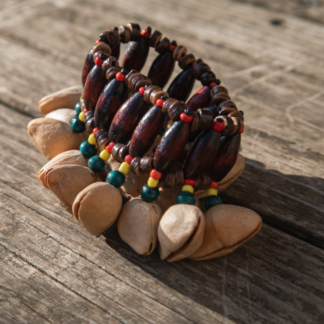 Bracelet hochet - Graines de Cacho