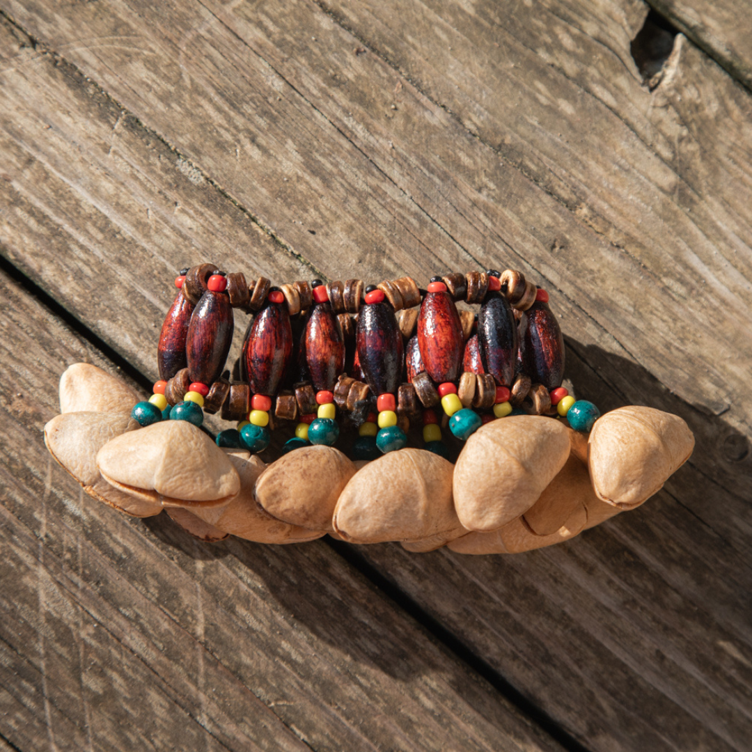 Bracelet hochet - Graines de Cacho