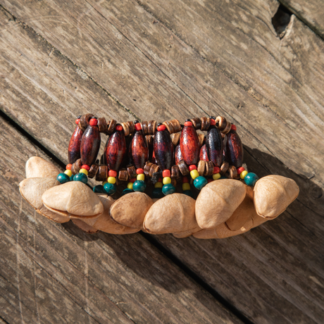 Bracelet hochet - Graines de Cacho