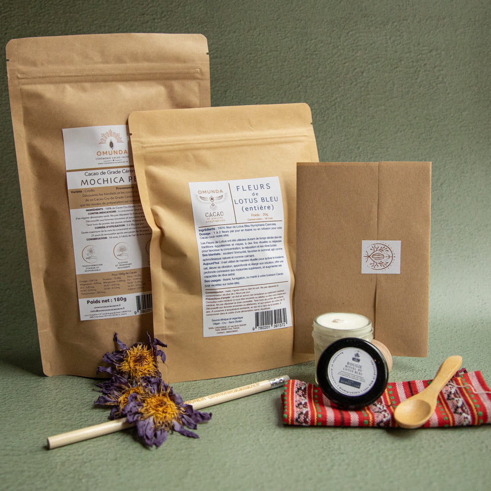Coffret "Mon 1er Rituel Cacao et Lotus Bleu"