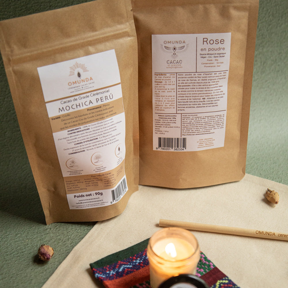 Coffret "Mon 1er rituel Cacao et Rose"